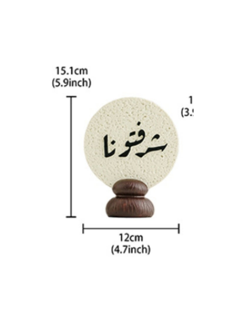 OASIS-TH Resin Eid Mubarak Ornament – Islamic Decor for Ramadan and Eid Al-Fitr Celebrations - Image 3